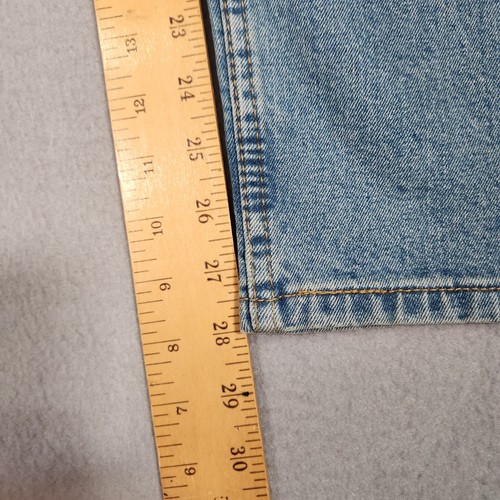 Levis 550 Jeans Herren 38x29 Blau Relaxed Tapered Light Wash Denim Workwear Neu - Bild 13 von 16