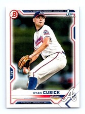 #BD-27 2021 Bowman Draft Ryan Cusick Atlanta Braves
