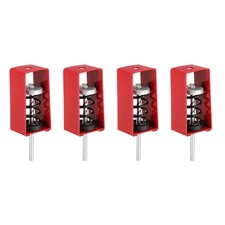 4 Pcs Ceiling Spring Vibration Isolator Hangers 110lb Red (XHS)