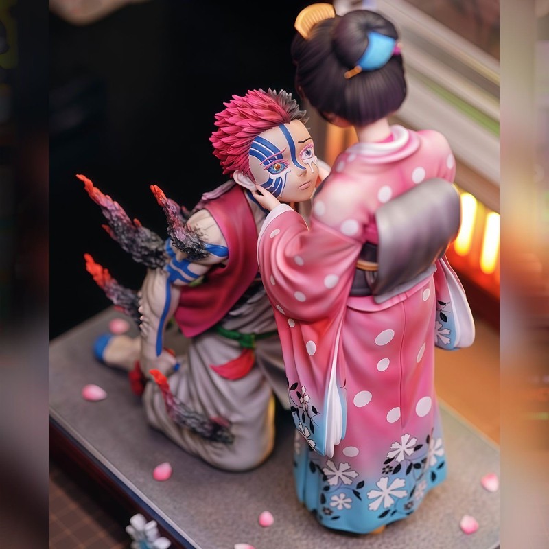 Cazador de Demonios Akaza Modelo Koyuki Estatua 29cm Figura Modelo Estatua Coleccionar Juguete Nuevo