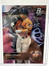 2023 Bowman Platinum #TOP-70 Drew Gilbert Top Prospects Pink #/199