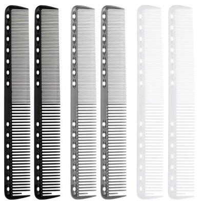 6Pcs Cutting Combs for Hair Stylist Professional Carbon Fine Cutting Comb Hea...