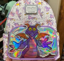 NEW🌟Disney Parks 2025 Epcot Figment Iridescent Backpack Bag Loungefly 