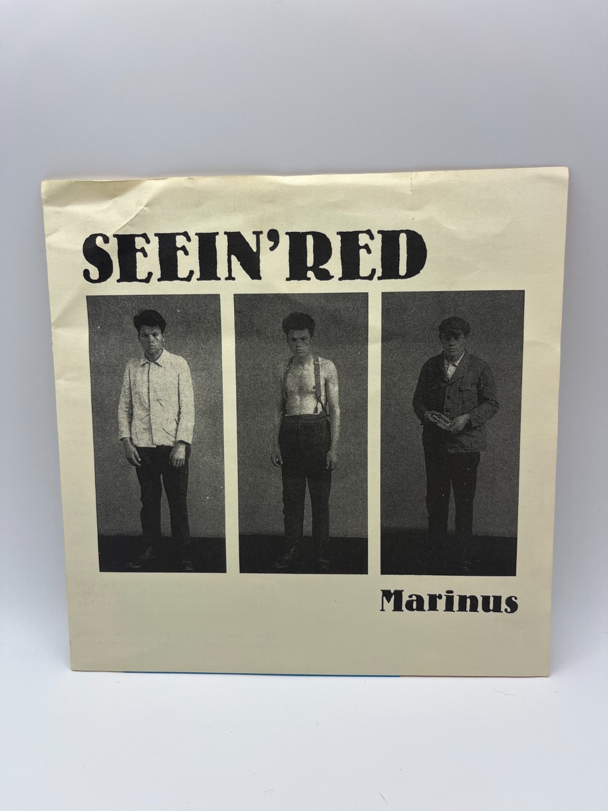 Seein' Red 7" vinyl record, "Marinus" Ebullition Records, Hardcore/punk