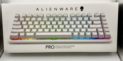 Alienware Pro Wireless RGB Mechanical Gaming Keyboard White BRAND NEW SEALED  