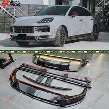 For Porsche Cayenne Coupe 24-26 Carbon Fiber Front Lip Rear Diffuser Body Kits For Porsche Cayenne Coupe 24-26 Carbon Fiber Front Lip Rear Diffuser Body Kits