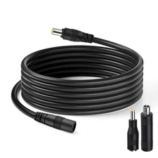 DC Power Extension Cable, 14AWG 10FT 8mm Male to Female Extension Cord Compat...