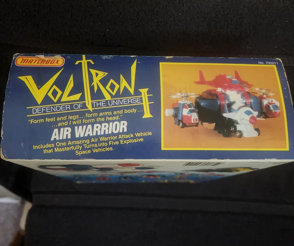Vintage 1984 Voltron 1 AIR WARRIOR 700211 Matchbox Complete  (Space Land) Toy - Image 4 of 4