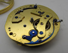 Antique English Pocket Watch Movement Sutherland & Davies Liverpool Working — photo 8