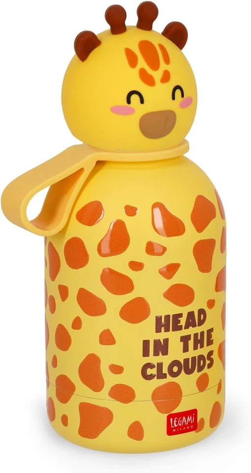 Legami - Botella de agua termal BFF caliente y fría para niños, tema jirafa, en Sta Foto 2 de 4