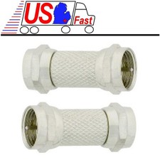 TV Male M Gender Changer/Joiner/Barrel/Coupler,Short F Coax MM cable,RF screw on