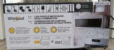 WHIRLPOOL 1.1-cu ft Low Profile Microwave Range Hood Combination WML55011HS