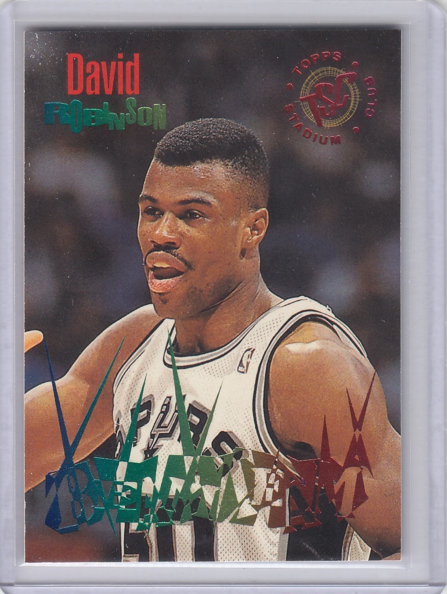 1994-95 David Robinson Topps Stadium Club BEAM TEAM Insert #24 - Spurs