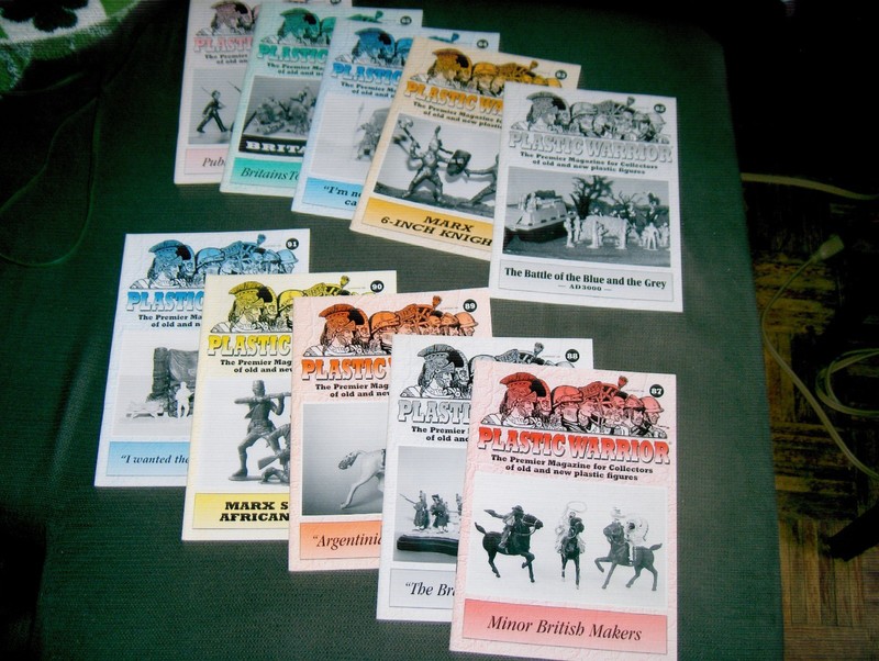 Bundle of (10) Plastic Warrior magazines # 82 thru 91