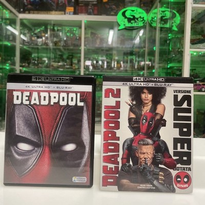 Blu Ray 4k - Deadpool + Deadpool 2 Vers. Super bestückt - gebraucht sehr gut