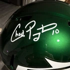 Chad Pennington Signed Jets Full Size Replica Helmet Beckett WitnessCOA TRA Cert