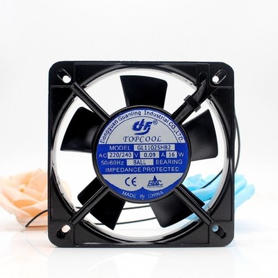 1 pcs  TOPCOL Fan MODEL GL11025HB2 AC220V  11025 11CM axial Cooling fan 2 Wire #