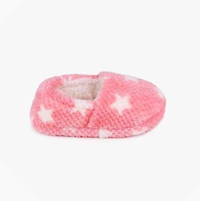 Totes Isotoner 3146F MARINEBLAU FLEECE GESCHLOSSENER HAUSSCHUHE Jungen Freizeit Slipper Full