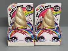 2x Poopsie Unicorn Crush Make Sparkle Slime Mystery Horns Surprise