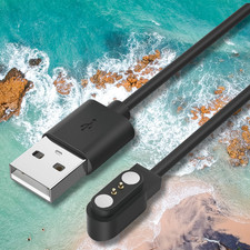 2-Pin Universal USB Data Charging Cable Magnetic Charger For Smart Watch 2.84mm