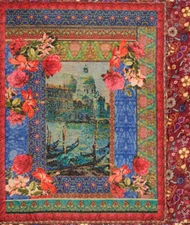 BNWT Johnny Was Grand Canel Venice Reversible Blanket w Separate Travel Bag $168