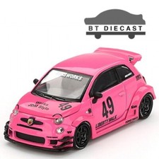 MINI GT LIBERTY WALK LBWK ABARTH 595 LB-WORKS x ABAS WORKS 1/64 PINK MGT00851