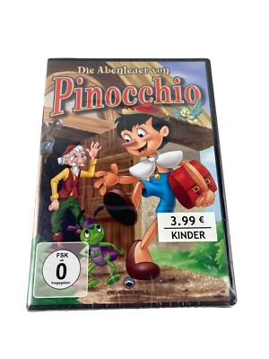 Die Abenteuer von Pinocchio BLACK HILL PICTURES 3.99  KINDER Aufkleber   2001