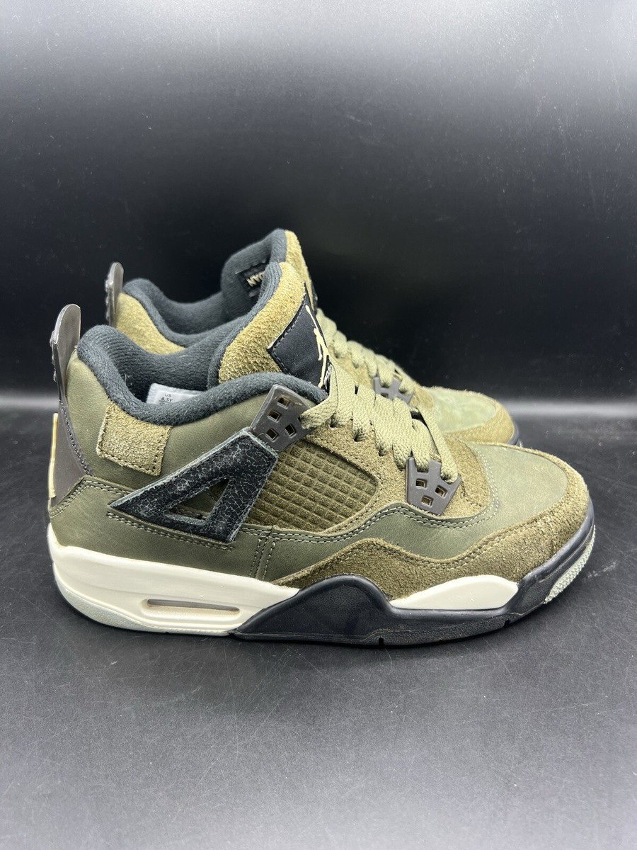 Air Jordan 4 Retro SE 'Craft Olive' (GS) SZ 4.5Y / Women's 6