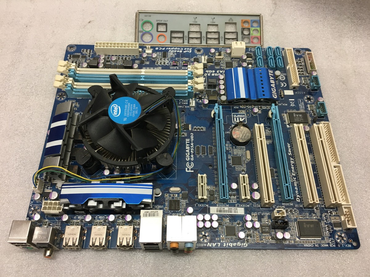 Gigabyte Technology GA-P55A-UD3, LGA 1156, Intel Motherboard +
