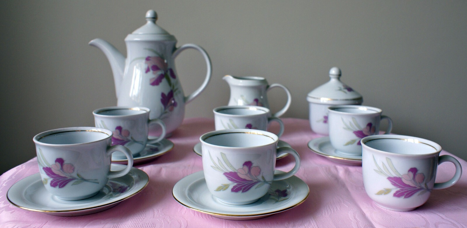 NEW! RETRO! VINTAGE! 1970's GDR East Germany "Kahla" porcelain coffee