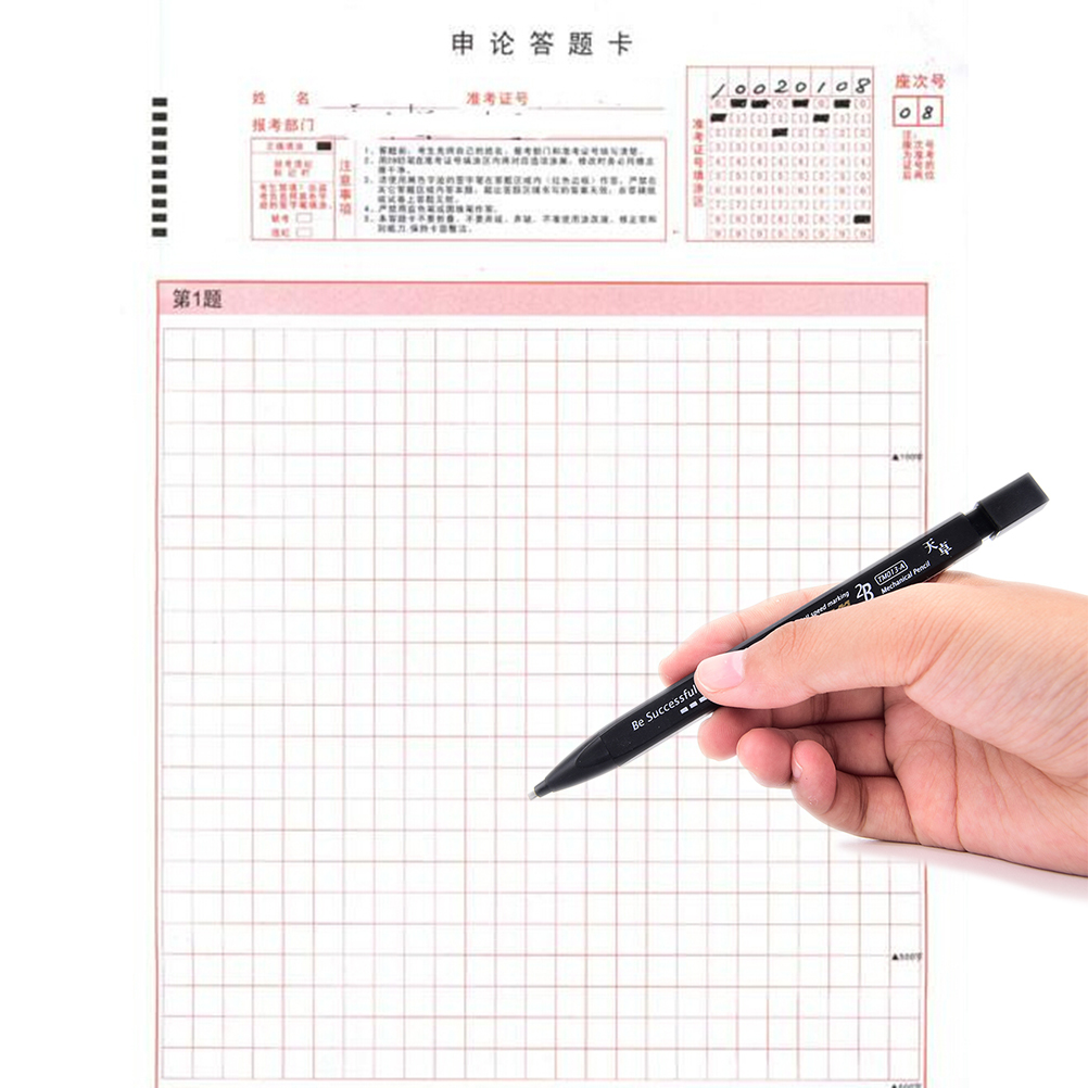 2B Druckbleistift Für Prüfungen – Automatisch, Mit Radiergummi – Ideal Für Schule & Uni
