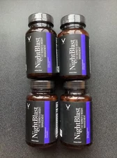 Lot of 4 Bottles Invision Global NIGHTBLAST Fat Burner - Brand New