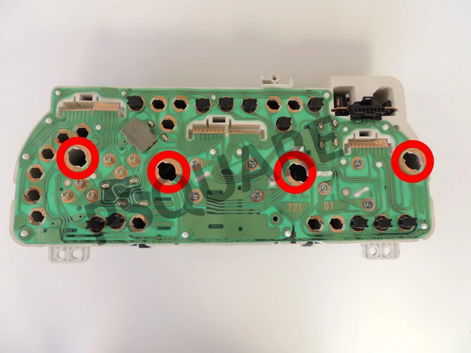 Cuadro de manómetros LED bombillas blanco frío para Chevy Tracker 2001 2004 01 04 Foto 2 de 2