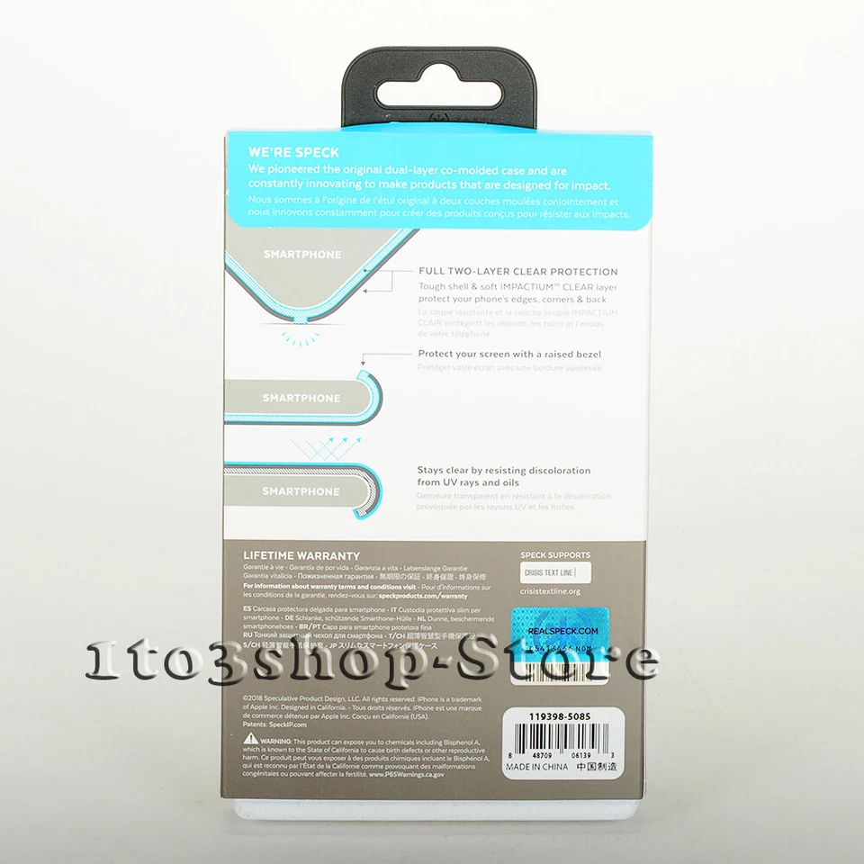 Speck Presidio Stay Clear Case For iPhone 7 iPhone 8 6s 6 iPhone SE 2022 2020 - Image 2 of 4