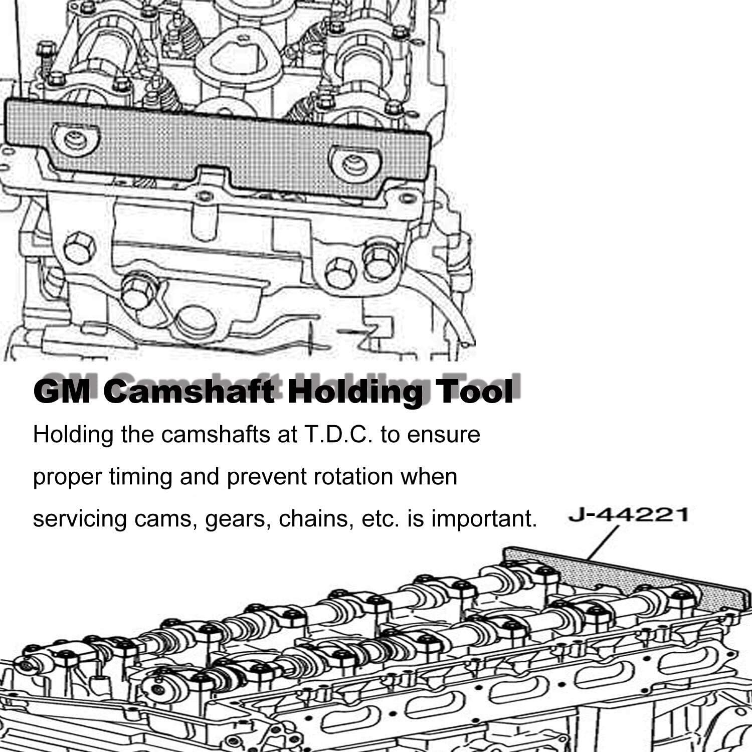 Camshaft Holding Tool Cam Holder Retaining Tool Kit J44221 for GM IN