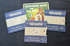 View Master 1960 HUCKLEBERRY HOUND  Yogi Reel LOT 3 B-5121  B-5123 B5122