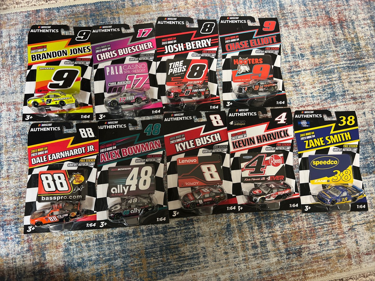 ナスカー 1/64 NASCAR AUTHENTICS wave04 BP Nascar Authentics Wave 4 2023 Set of all 9 1/64 Diecast New