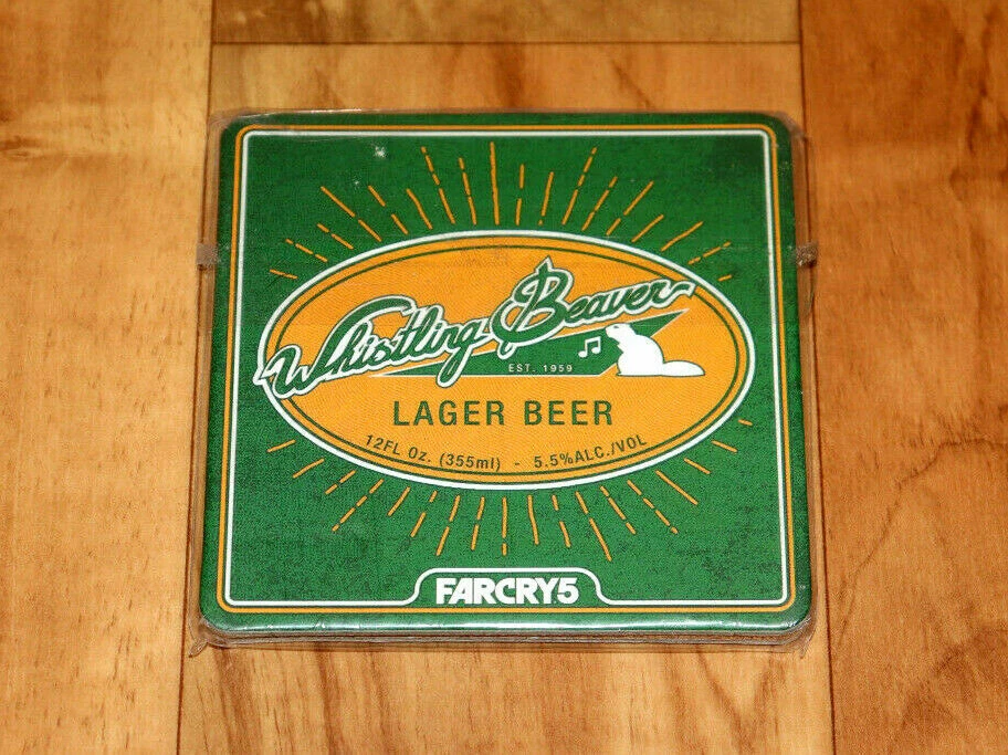 Far Cry FarCry 5 Rare Promo Beverage Bier Coaster / Untersetzer Set PS4 Xbox One - Bild 2 von 4