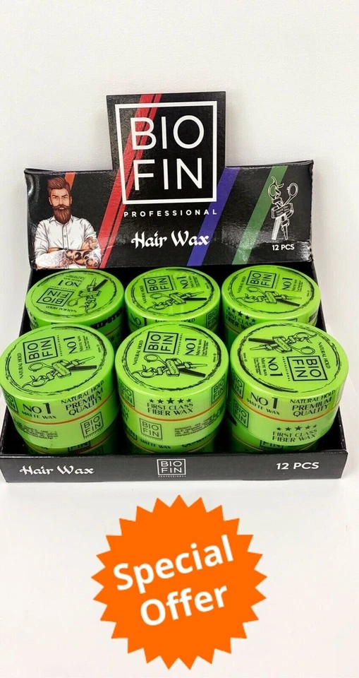 12 x Biofin No1 Natural Hold Haarwachs Konvolut