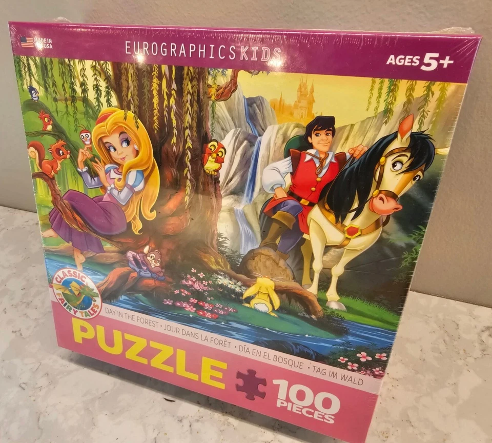Rapunzel - Rompecabezas Día en el Bosque - 100 Piezas 19"x13" EuroGraphics Foto 2 de 4