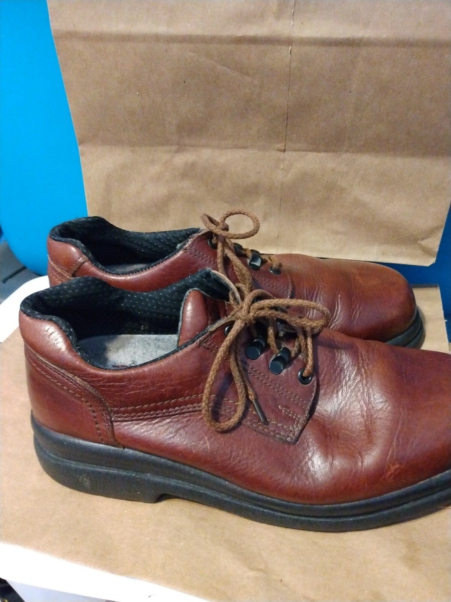 Vintage Red Wing Shoes Leather Brown Aluminum Toe Work 8619 Men's