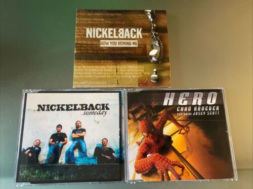NICKELBACK 3 IMPORT LOT: How You Remind Me (Enhanced), Hero Chad Kroeger+