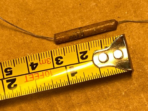 NOS Vintage 1950s Wax Capacitor .004 uf 100v Cornell Dubilier tone cap (Qty - Picture 6 of 12