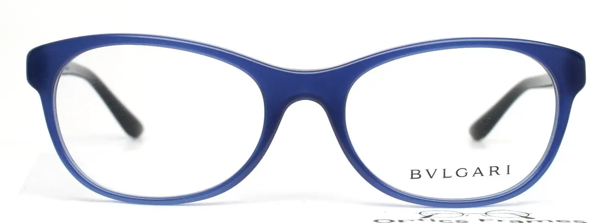 BVLGARI 4117 B 5145 Blue Womens Oval Full Rim Eyeglasses 54-18-135 B:38