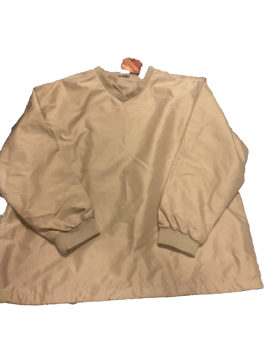 Outdoor Windshirt Size XL HPI Signature Men's Khaki Tan V Neck