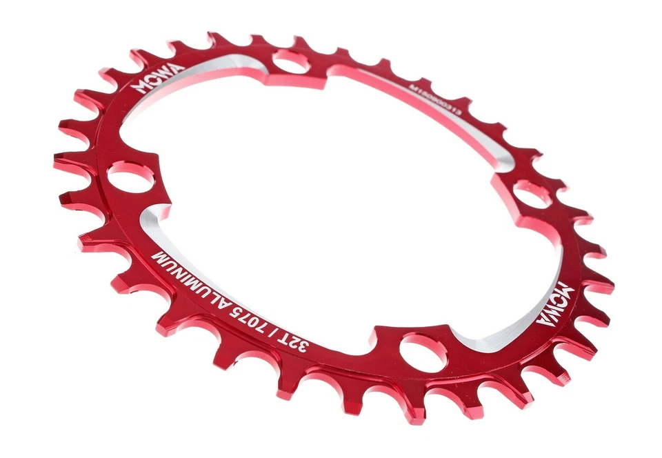 Mowa 11 Speed Bicycle Narrow-Wide Chainring BCD104 32T for Shimano/Sram in Red - Image 2 of 4