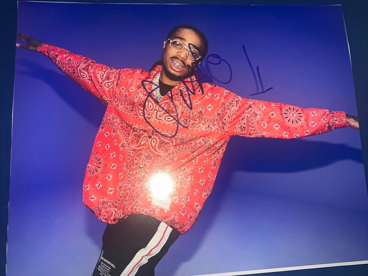 Quavo (Quavious Marshall) MIGOS Signed Culture 11x14 Photo | eBay