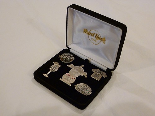 Osaka 5-poliges Juwelenset LE 100 SILBER MILLENNIUM GITARRE 2000 Hard Rock Cafe Tokio - Bild 5 von 12