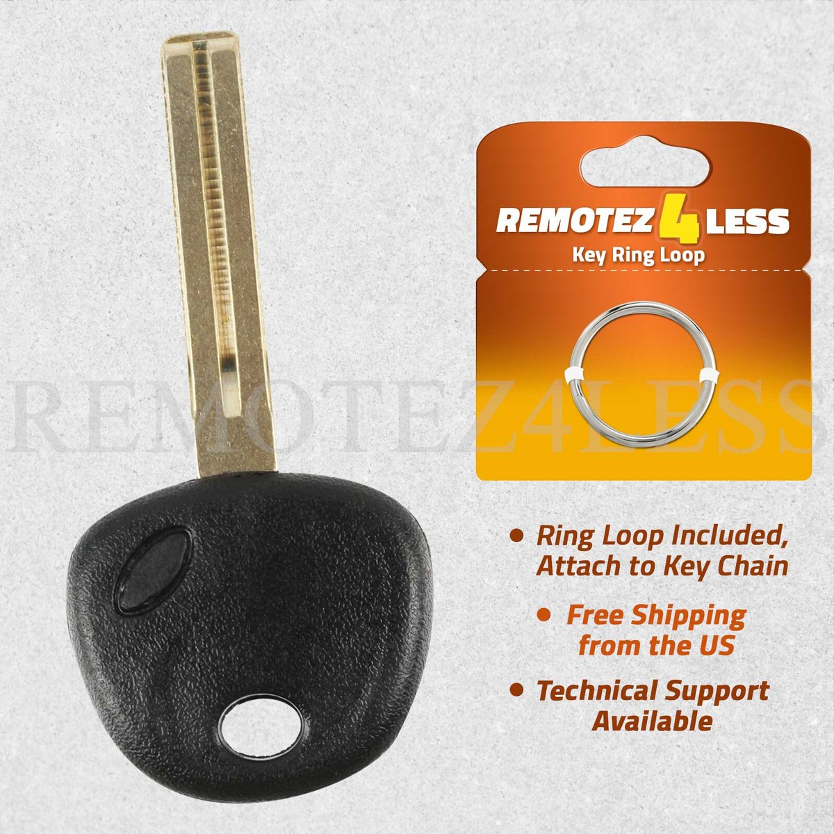 Hyundai Elantra Key Fob Shell Replacement 2011-2017 – Remotezless 4z, Black, No Programming Needed