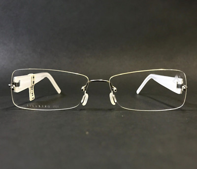 Lindberg Eyeglasses Frames 2166 COL.K52 Gunmetal Gray White Rimless 55-18-135